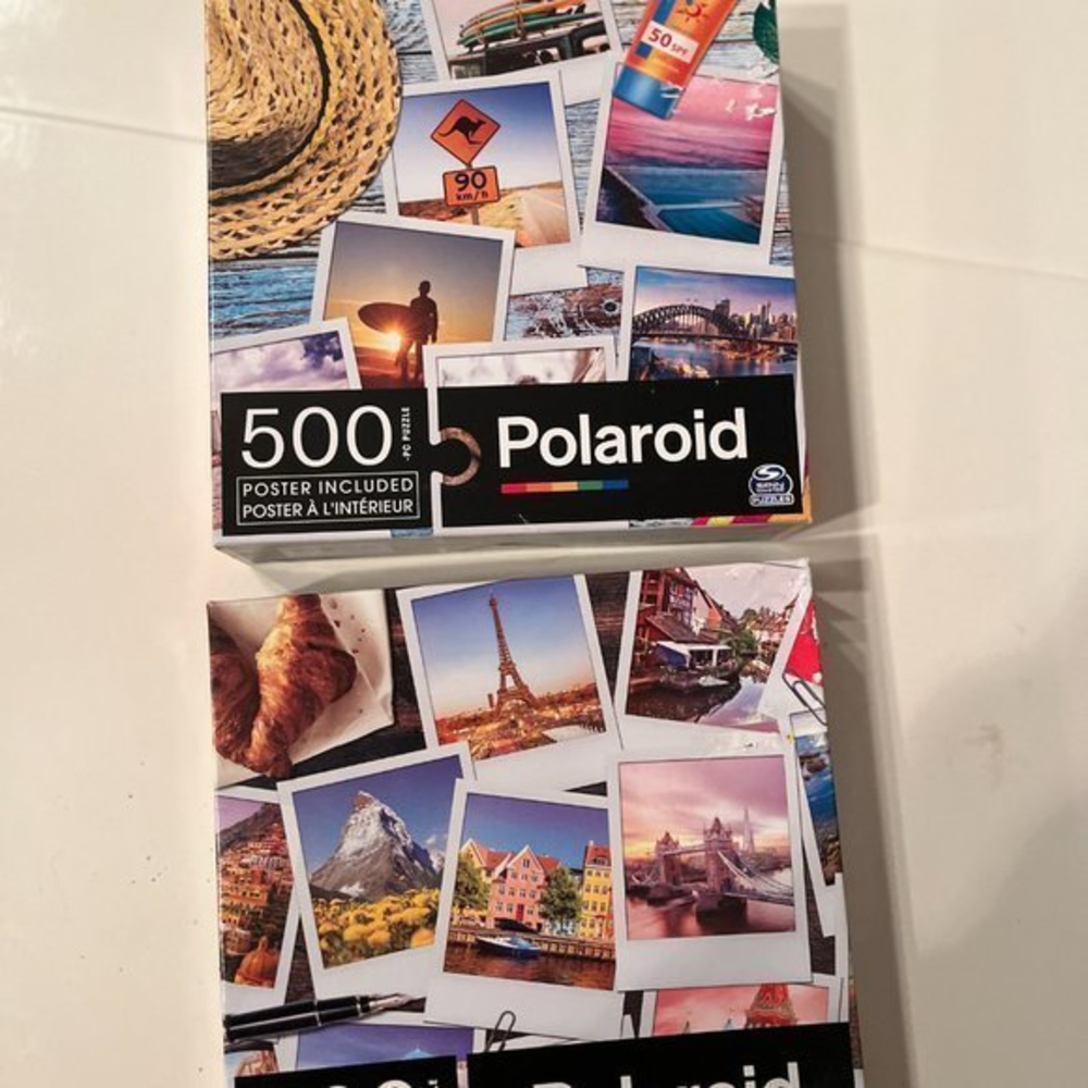 Puzzles Travel‎ by Polaroid Set of TWO) - Europe & Sydney Australia (new) (kids)